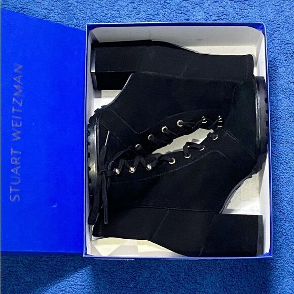 Stuart Weitzman Suede Booties size 6.5 - Picture 11 of 13